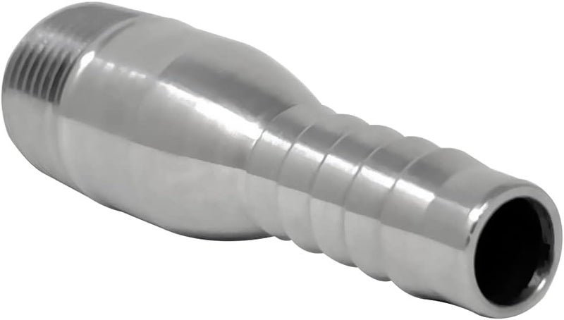 Gloxco Combination (KC) Nipple Fitting, 1/2″ Hose Shank x 1/2″ Male NPT, Zinc Plated Steel (KCN-050-NPT-GS) - Image 3
